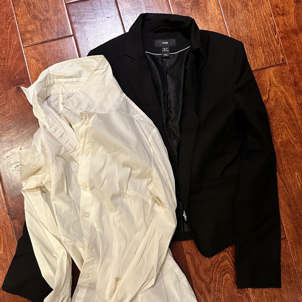 H&M Blazer and Shirt Bundle